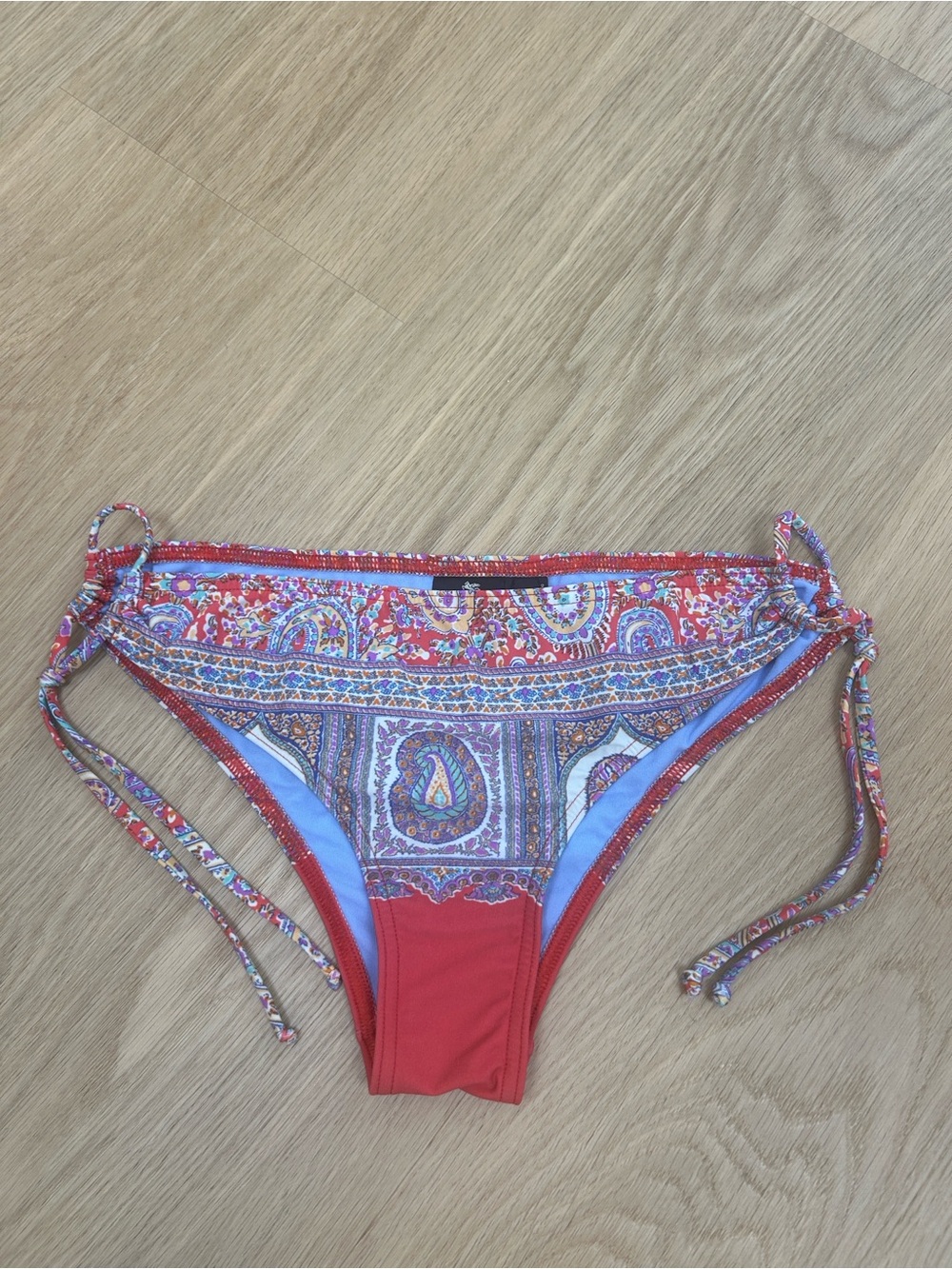 ETRO Paisley Print Side Tie Bikini Bottom M